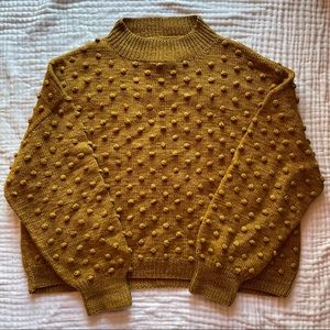 Misha and Puff Spun Gold Popcorn Pullover, M/L